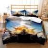 Hot 3D Games PUBG printed bedding Queen bedding set Soft and comfortable customized King size bedding 4 - PUBG Merch